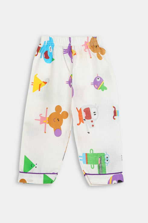 Printed Creature Party - White