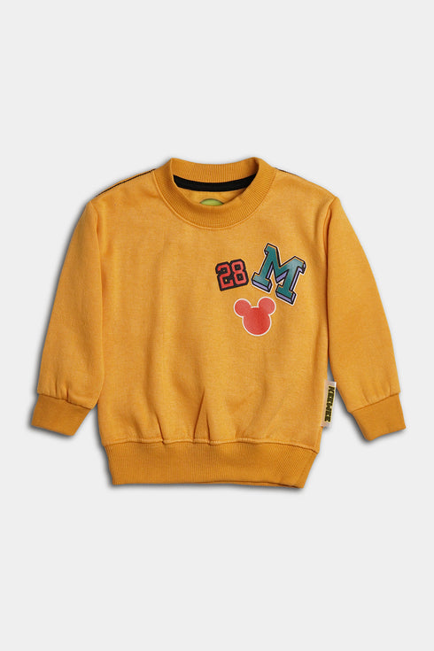 Printed Mickey Tracksuit - Yellow
