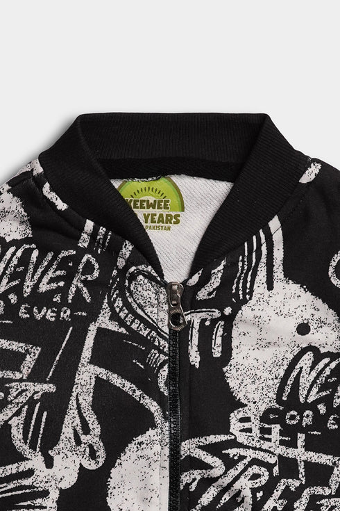 Printed Street 3 Pcs Tracksuit