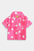 Printed Polka Nightsuit - Pink