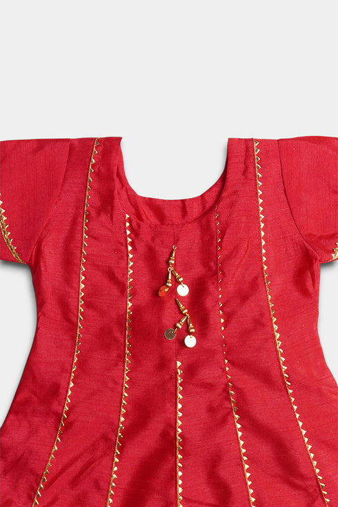 Raw Silk 2 Piece - Pink