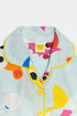 Printed Fishes Party - Blue