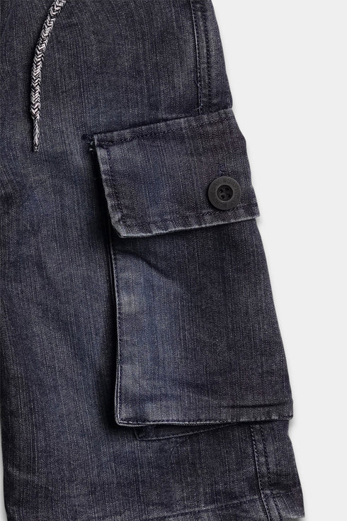 Sequins Cargo Set - Black