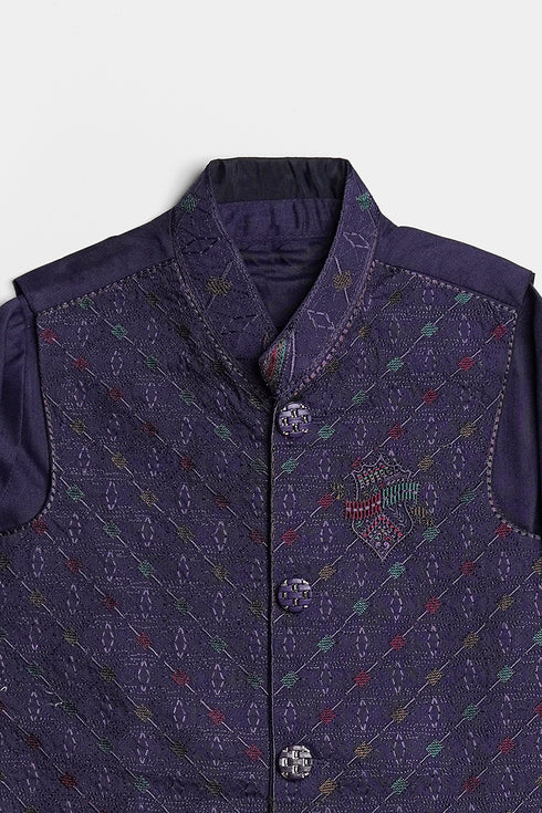 Embroidered Shalwaar kameez - Purple