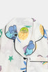 Printed Stitch Pineapple - White