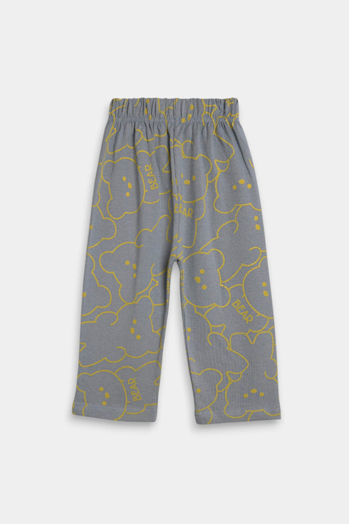 Printed Dream Nightsuit - Yellow
