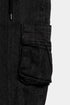Black Cargo Denim