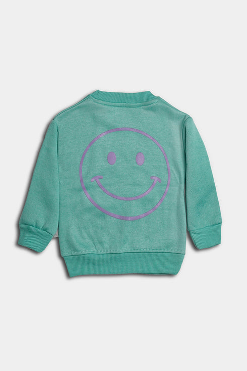 Printed Hi Tracksuit - Sea Green