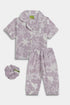 Printed Frozen Nightsuit - Purple