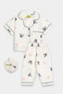 Printed Minnie Heart - White