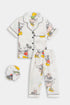 Printed Mouse Nightsuit - White
