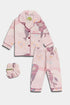 Printed Mermaid Nightsuit - Pink