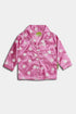 Printed Polka Silk Nightsuit - Pink