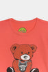 Printed Bear Nightsuit - Pink