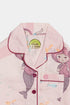Printed Mermaid Nightsuit - Pink