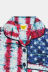 Printed America Nightsuit - Red