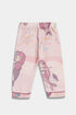 Printed Mermaid Nightsuit - Pink