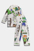 Printed Minecraft Nightsuit - White