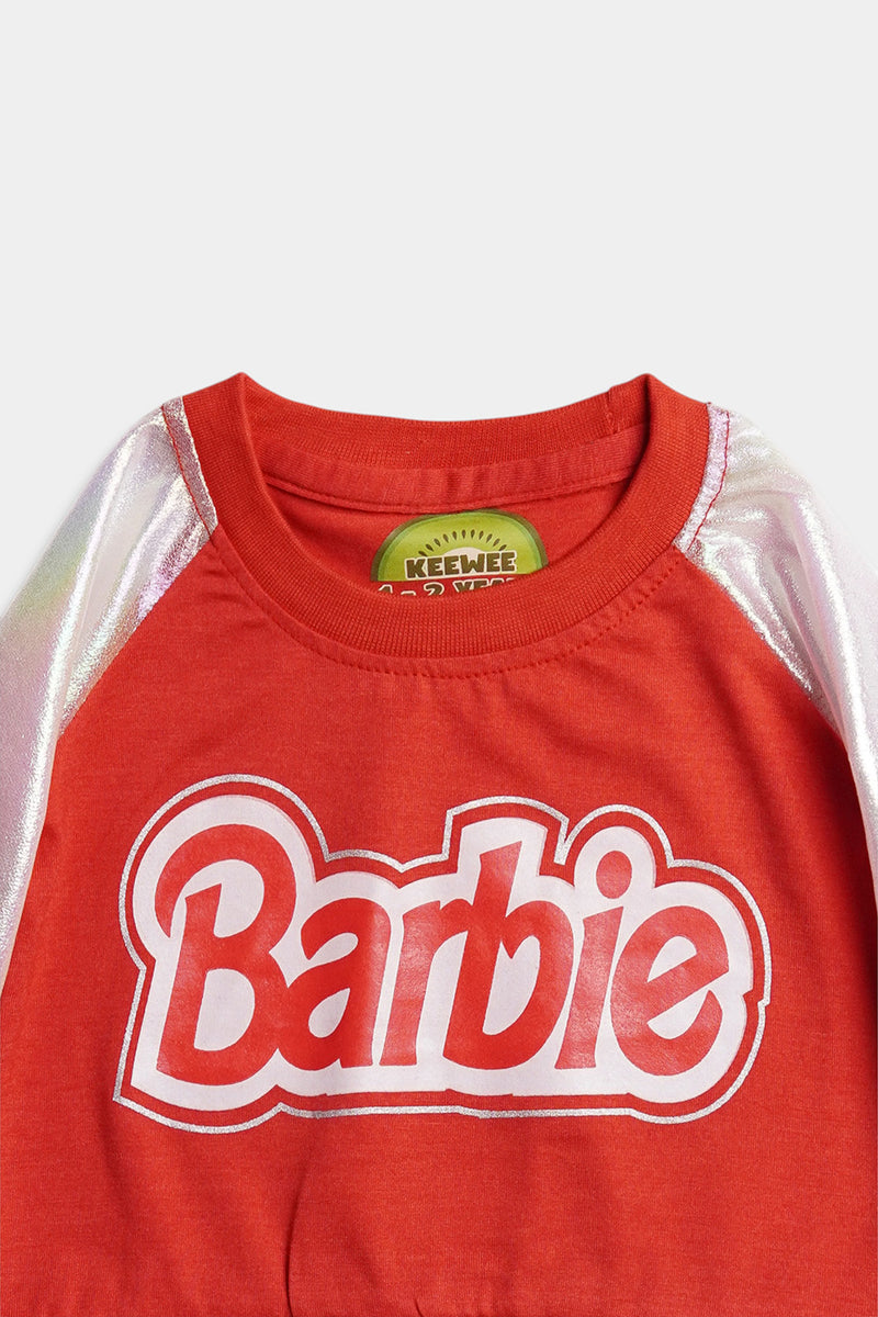 Printed Barbie Set - Red – Keewee Clothing